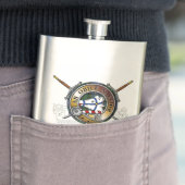 Galbraith Clan Abzeichen Flachmann (Beispiel)