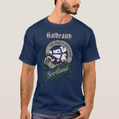 Galbraith Clan Abzeichen & Tartan T-Shirt (Vorderseite)
