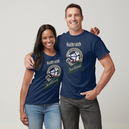 Galbraith Clan Abzeichen & Tartan T-Shirt (Unisex)