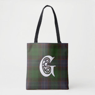 Galbraith Clantartan-Monogramm Tasche