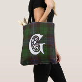 Galbraith Clantartan-Monogramm Tasche (Von Nahem)