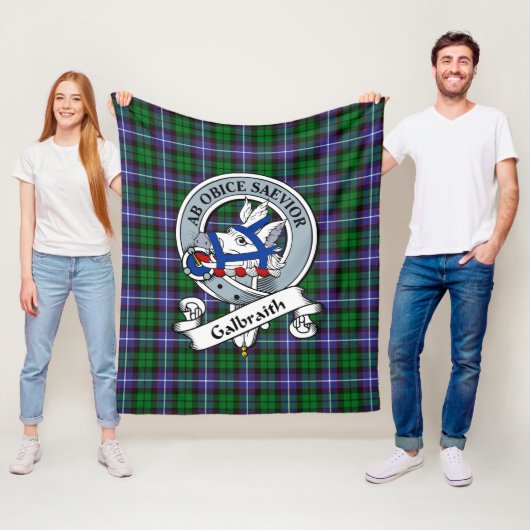 Galbraith Galbraith Abzeichen Tartan Kariert Fleecedecke (Beispiel)
