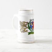 Galbraith Irish Shield Beer Stein Bierglas (Vorderseite Links)