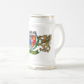 Galbraith Irish Shield Beer Stein Bierglas (VorderseiteRechts)