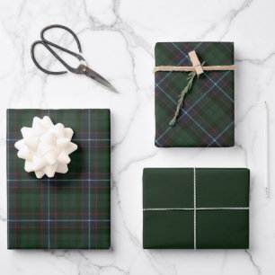 Galbraith Modern Original Scottish Tartan Geschenkpapier Set