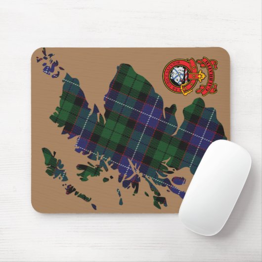 Galbraith Mouse Pad with Clan Crest Mousepad (Mit Mouse)
