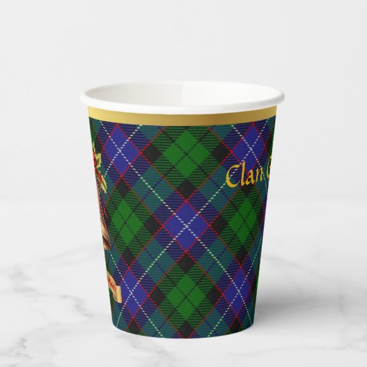 Galbraith Personalisiert Tartan Christmas Pappbecher (Links)