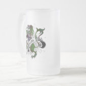 Galbraith Tartan Lion Mattglas Bierglas (Vorderseite Links)