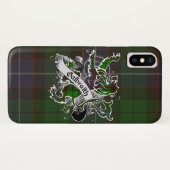 Galbraith Tartan-Löwe Case-Mate iPhone Hülle (Rückseite (Horizontal))