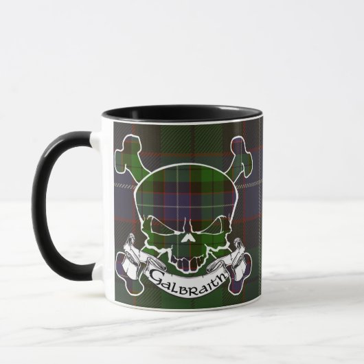 Galbraith Tartan Skull Tasse (Links)