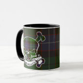 Galbraith Tartan Skull Tasse (Vorderseite Links)