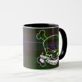 Galbraith Tartan Skull Tasse (VorderseiteRechts)