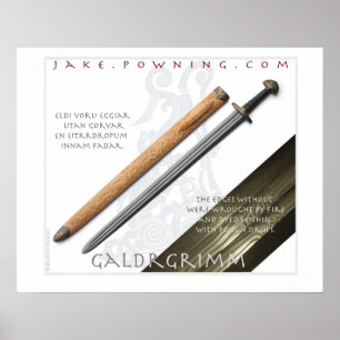 Galdrgrimm von Jake Powning Poster