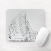 Galeere des 16. Jahrhunderts Mousepad (Mit Mouse)