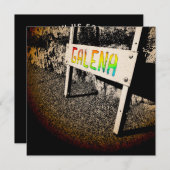 Galena-Gehweg Einladung (Vorne/Hinten)