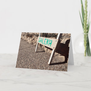 Galena-Gehweg Feiertagskarte