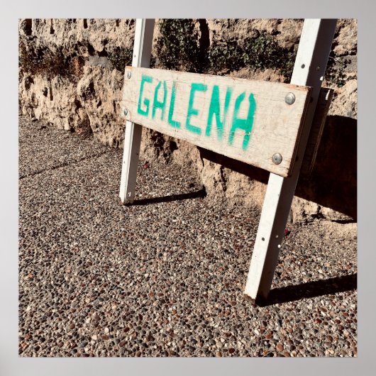 Galena-Gehweg Poster (Vorne)