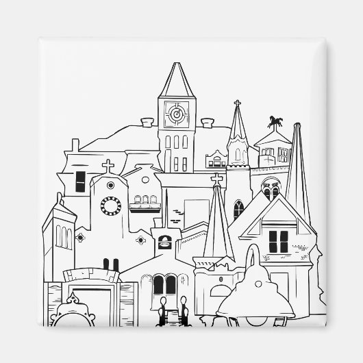 Galena illinois Collage Magnet (Vorne)