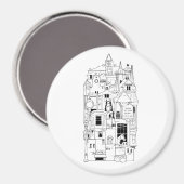 Galena illinois Collage Magnet (Vorderseite/Rückseite)