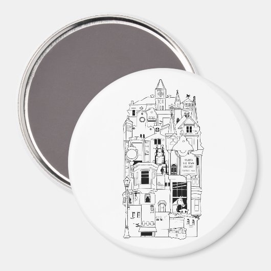 Galena illinois Collage Magnet (Vorderseite/Rückseite)