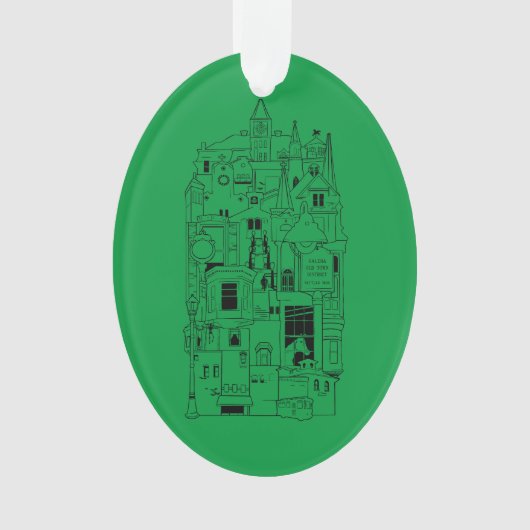 Galena illinois Collage Ornament (Vorderseite)