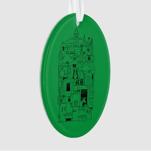 Galena illinois Collage Ornament (Vorderseite)