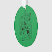 Galena illinois Collage Ornament (Vorderseite)
