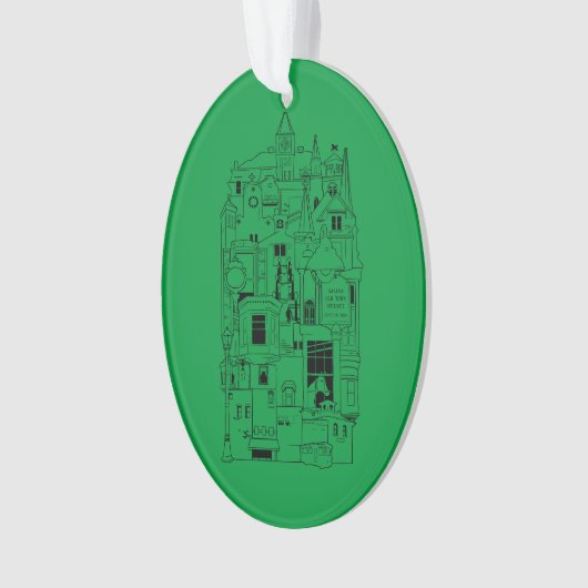 Galena illinois Collage Ornament (Vorderseite)