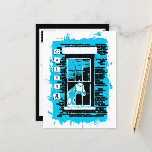 Galena illinois Fensterpferd Postkarte