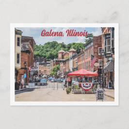 Galena, Illinois Foto Postkarte