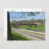 Galena, Illinois Keepake Memorabilia Postkarte (Vorne/Hinten)