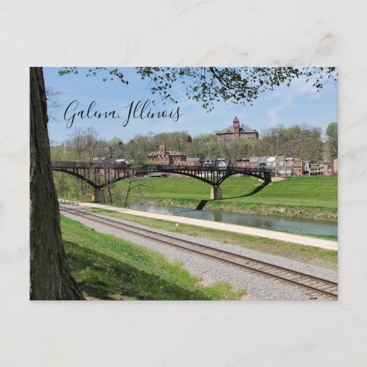 Galena, Illinois Keepake Memorabilia Postkarte (Vorderseite)