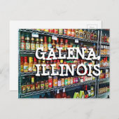 Galena Illinois Keepake Postkarte (Vorne/Hinten)