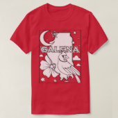 Galena illinois Staat Kontur TShirt (Design vorne)