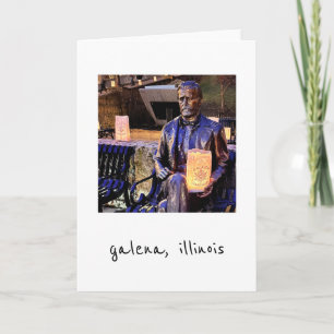 Galena luminaria Festival Feiertagskarte