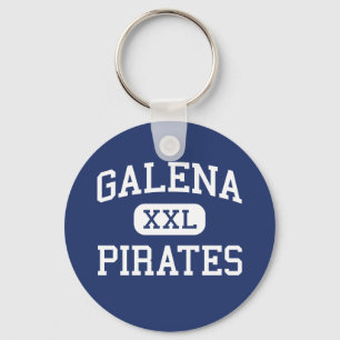 Galena - Piraten - Highschool - Galena Illinois Schlüsselanhänger