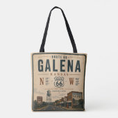 Galena Route 66 Reise Essentials Tasche (Rückseite)
