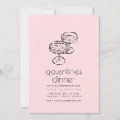 Galentine Einladung (Vorderseite)