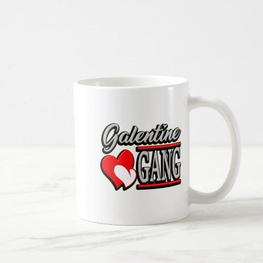 Galentine Gang Funny Valentines Day With The Gir  Kaffeetasse (Rechts)