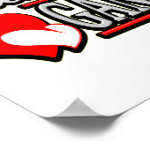 Galentine Gang Funny Valentines Day With The Gir Poster (Ecke)