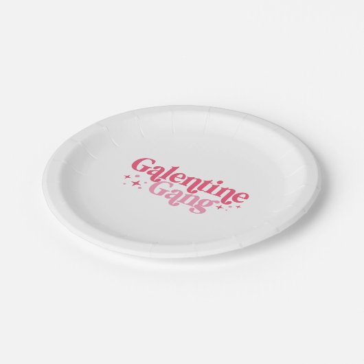 Galentine-Gang-Paper-Teller Pappteller (Schrägansicht)