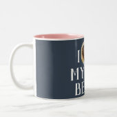Galentine I Liebe Mein Bestie Personalisiertes Fot Zweifarbige Tasse (Links)