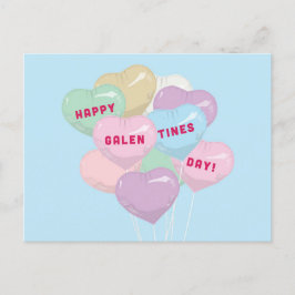 Galentine-Konversationsballons - BADASS SQUAD Postkarte