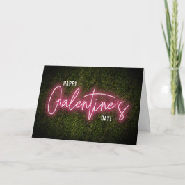 Galentine Neon Sign Valentinstag Karte