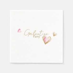 Galentine Party Herz Serviette