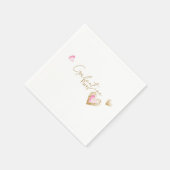 Galentine Party Herz Serviette (Ecke)