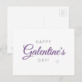 Galentine Postkarte (Vorne/Hinten)