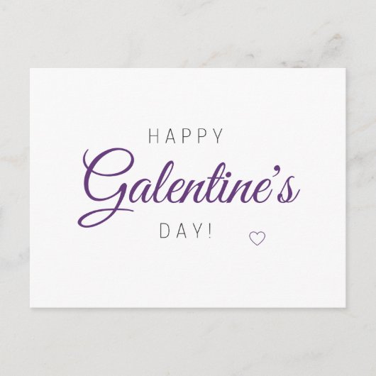Galentine Postkarte (Vorderseite)