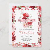Galentine’s Brunch Party Invitation Einladung (Vorderseite)