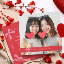 Galentine’s Day Beste Freundin mit Foto & Nachrich